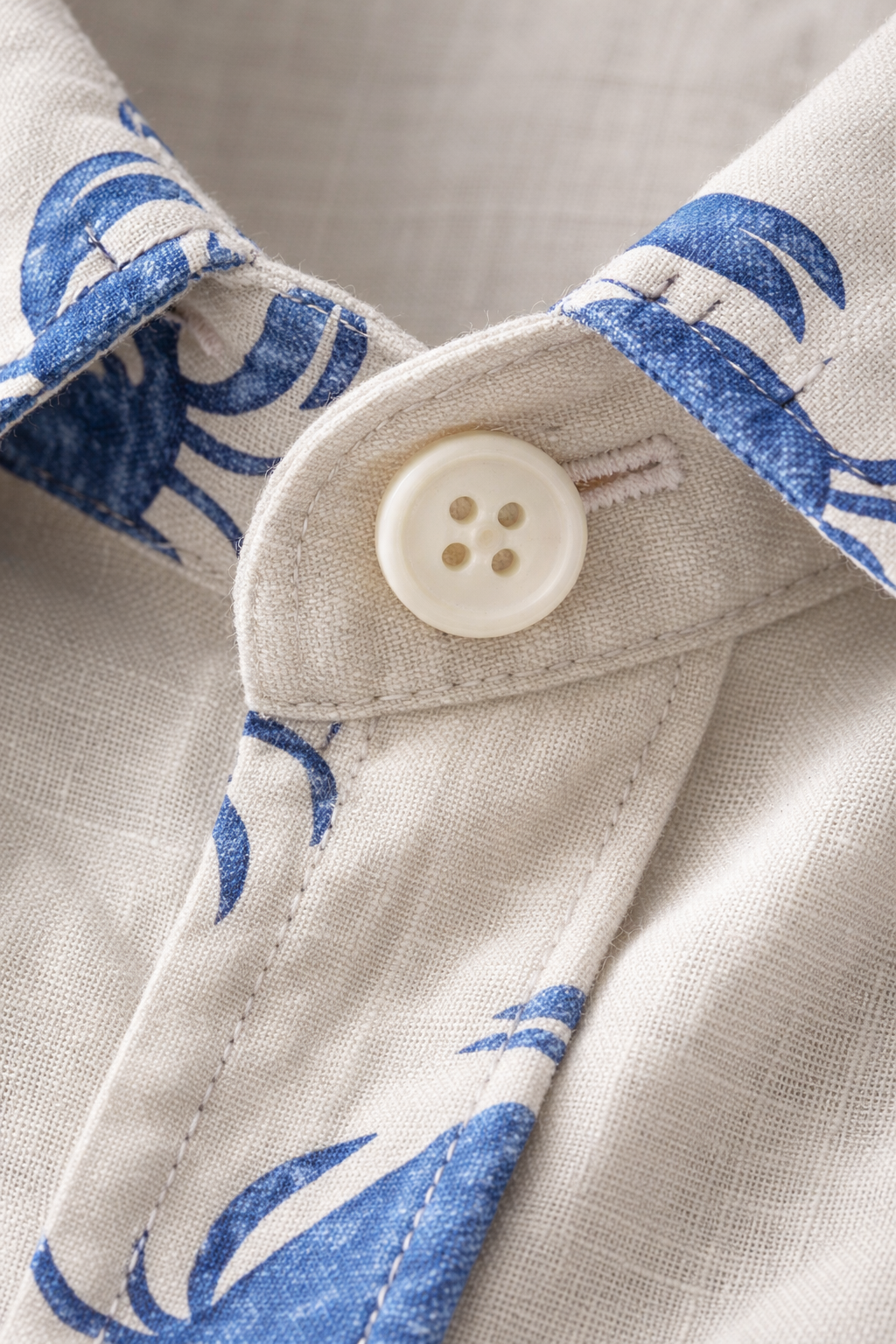 Nautica Crab Print Woven Shirt