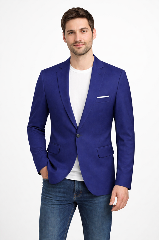 Men’s One Button Sport Blazer Jacket