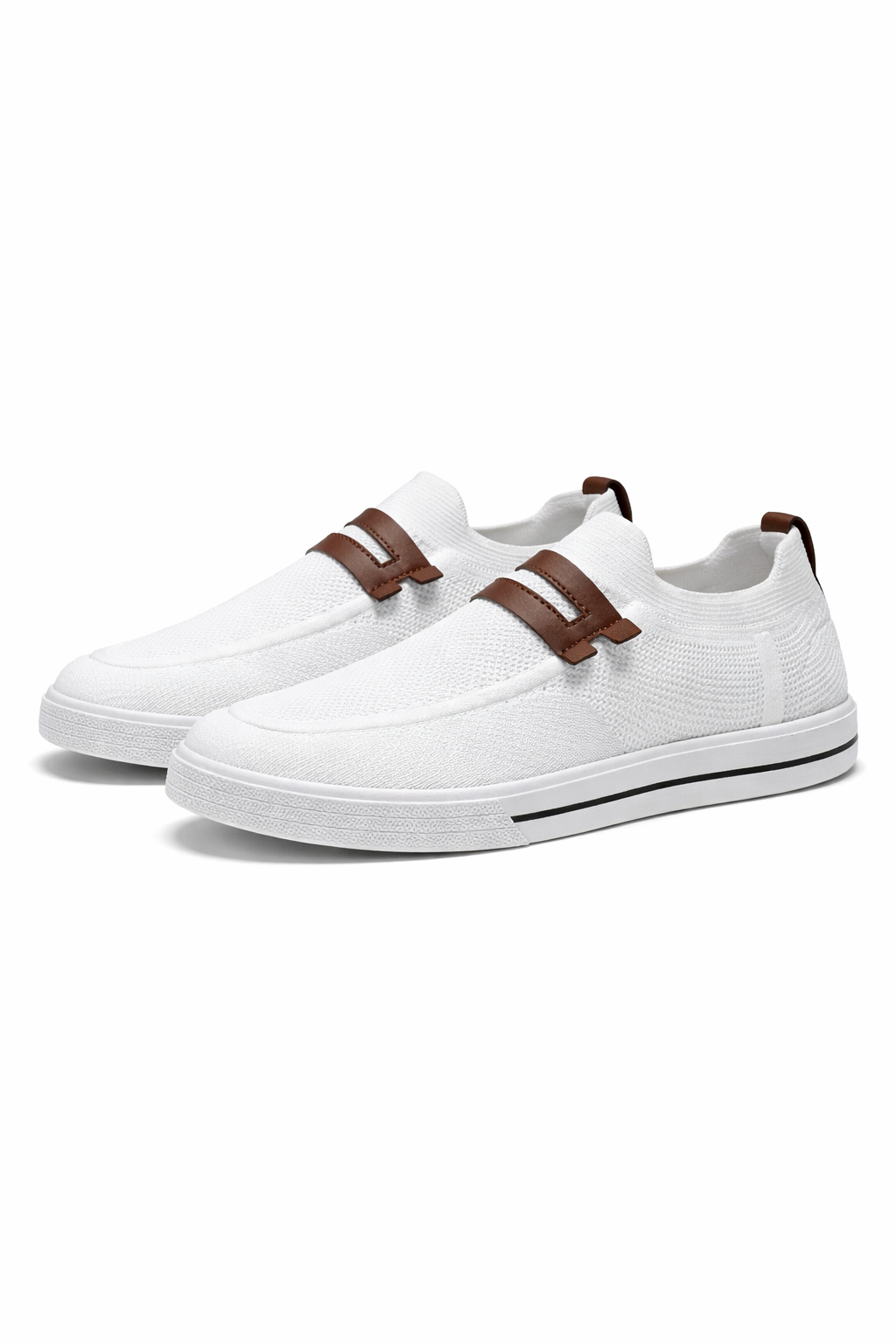 KnitFlex Strap Slip-On Sneakers