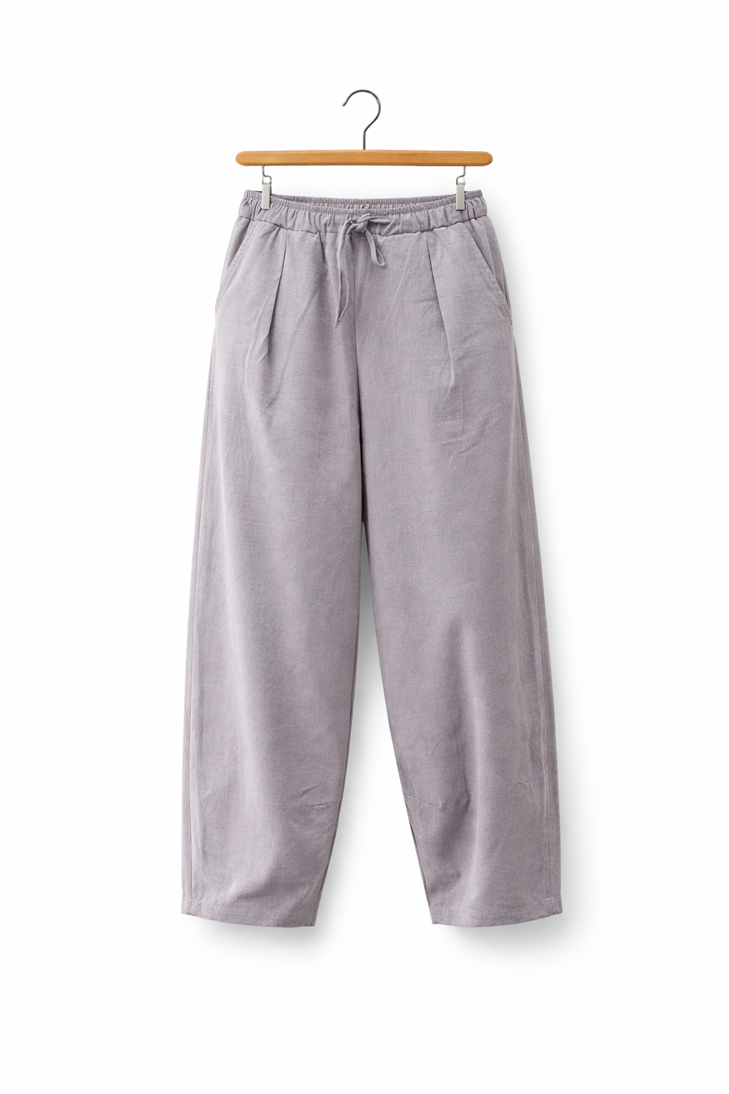 Men’s Home Lounge Pants with Drawstring Waist and Wide Leg
