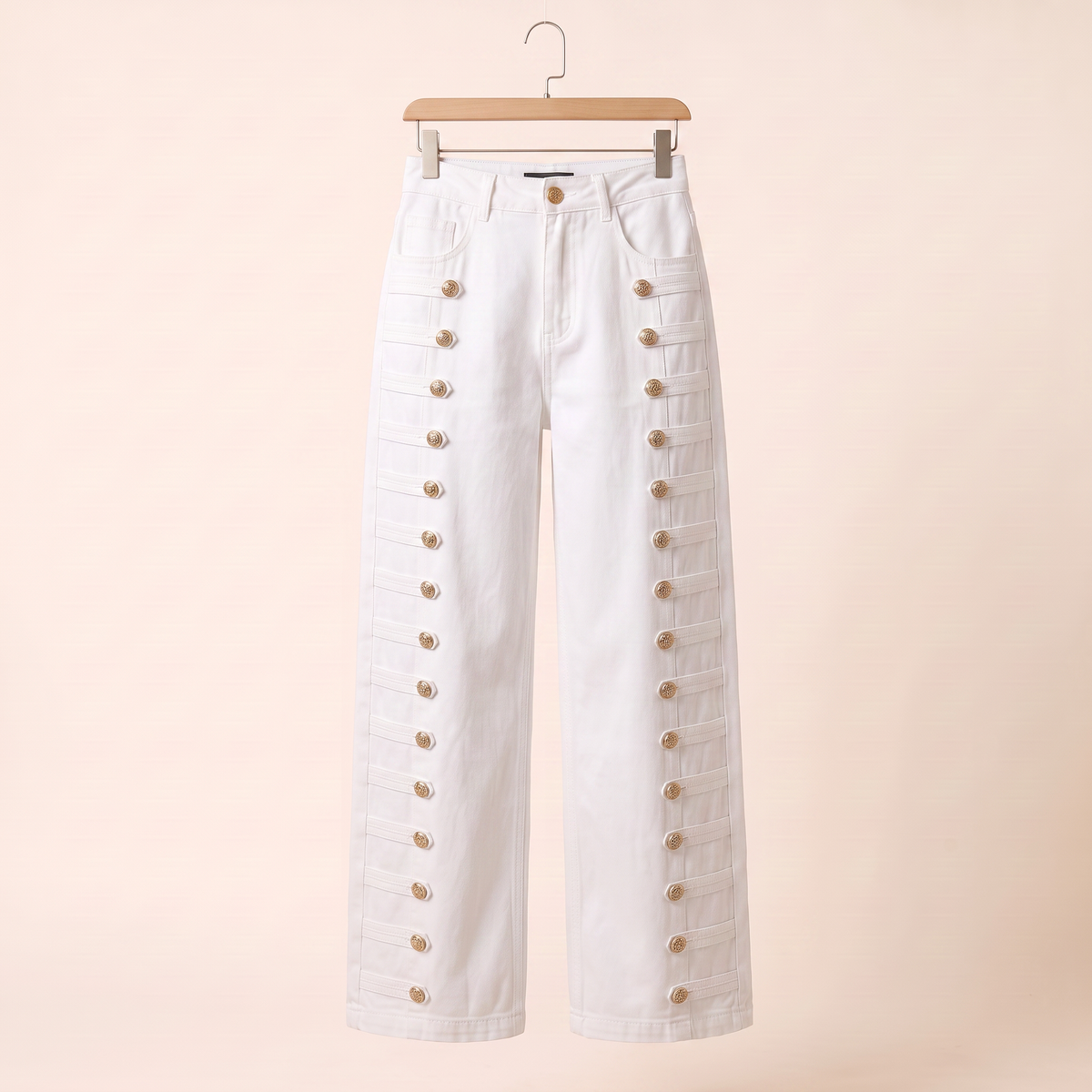 Arden gewassen jeans met rechte pijpen