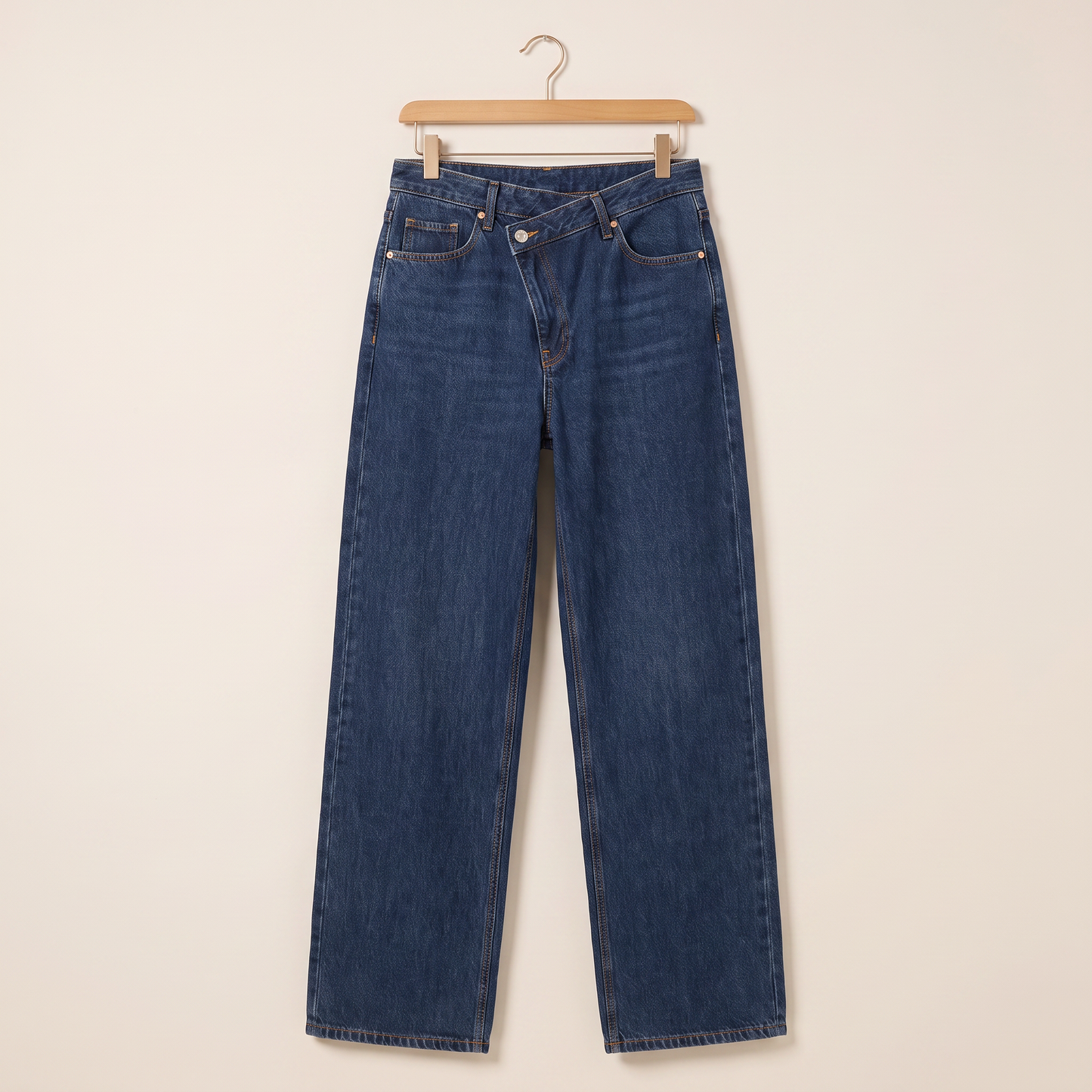 Mireya jeans met asymmetrische taille