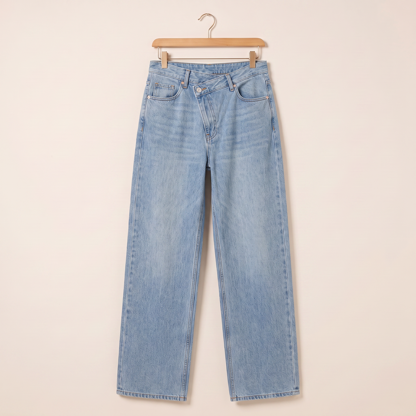 Mireya jeans met asymmetrische taille