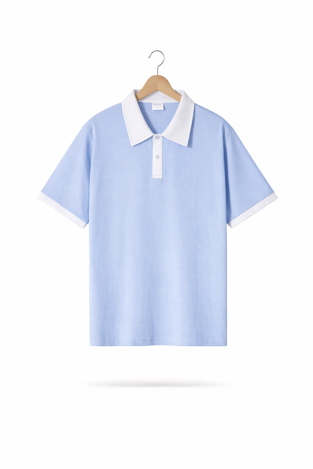 Harajuku Contrast Polo Shirt
