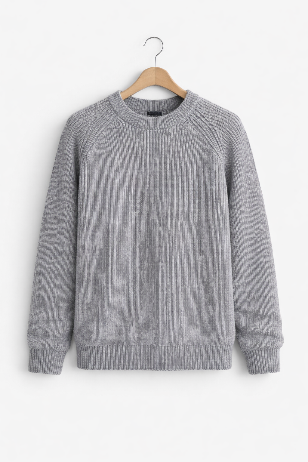 Raglan Rib Knit Crew