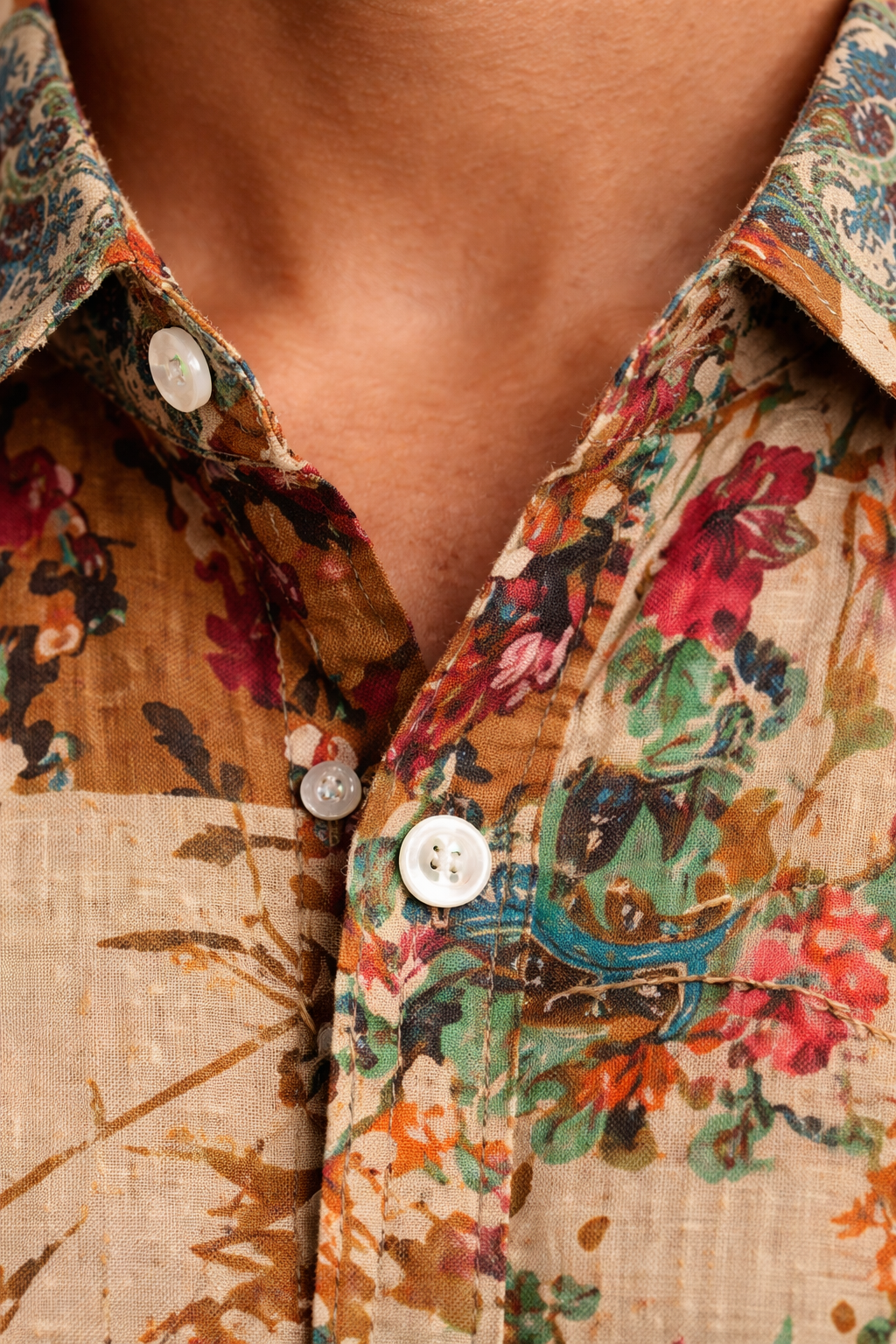 Nomad Patch Lyocell Print Shirt