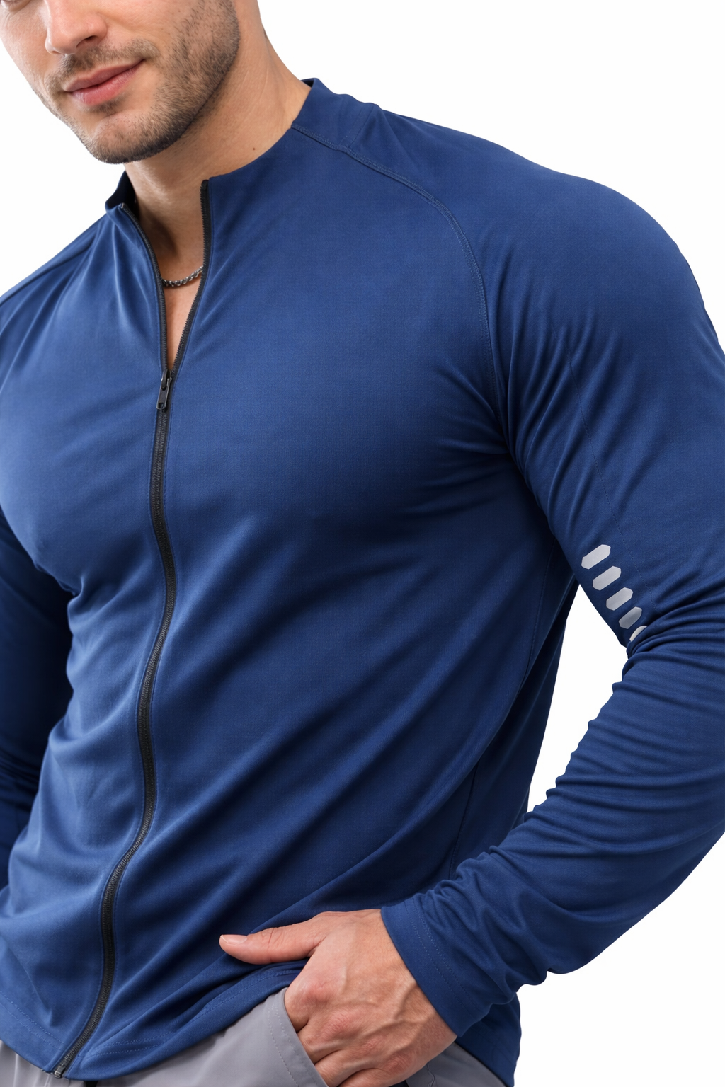 Men’s Performance Zip Training Top for Gym