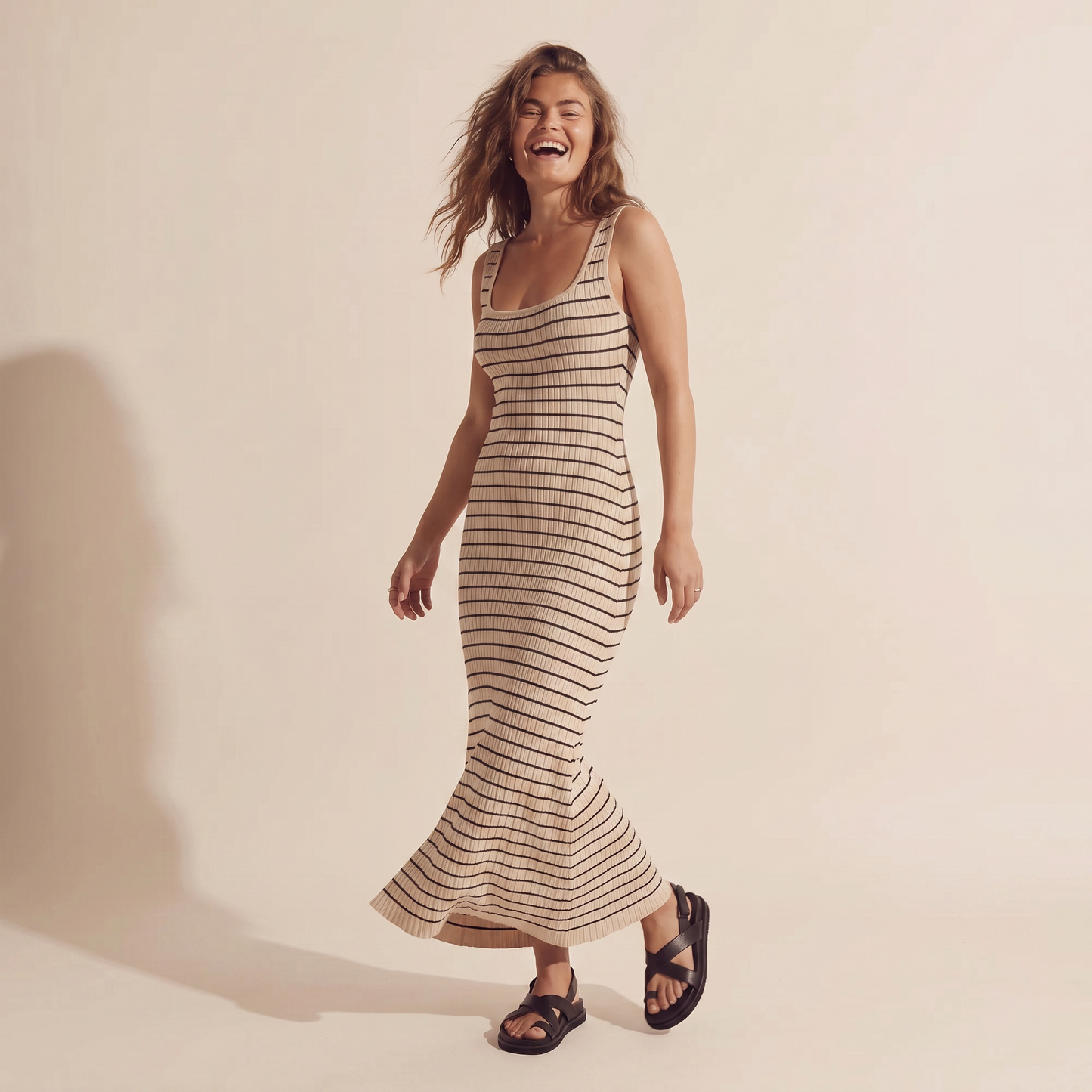 Soleil Stripe Maxi Dress