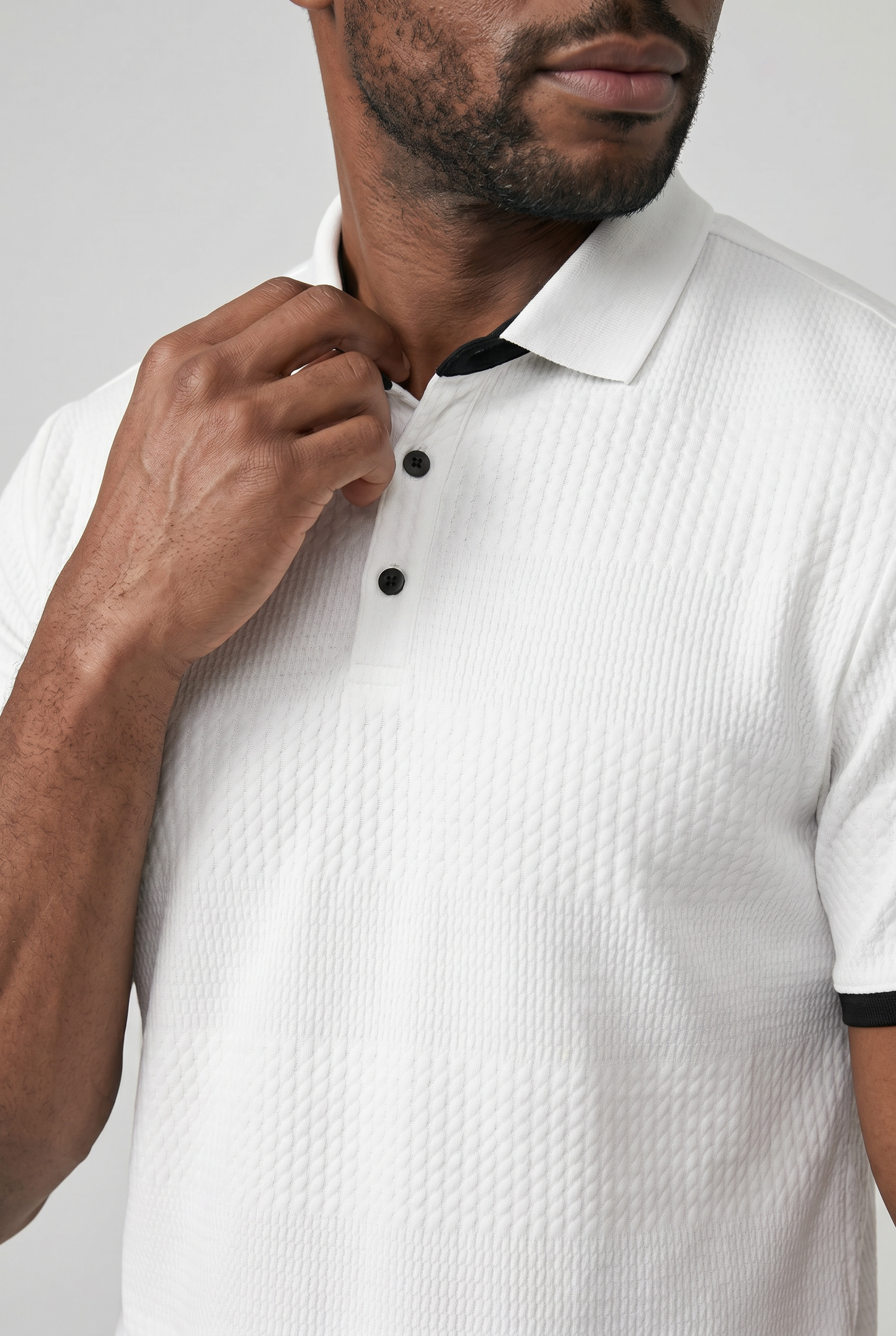 Preston Jacquard Polo