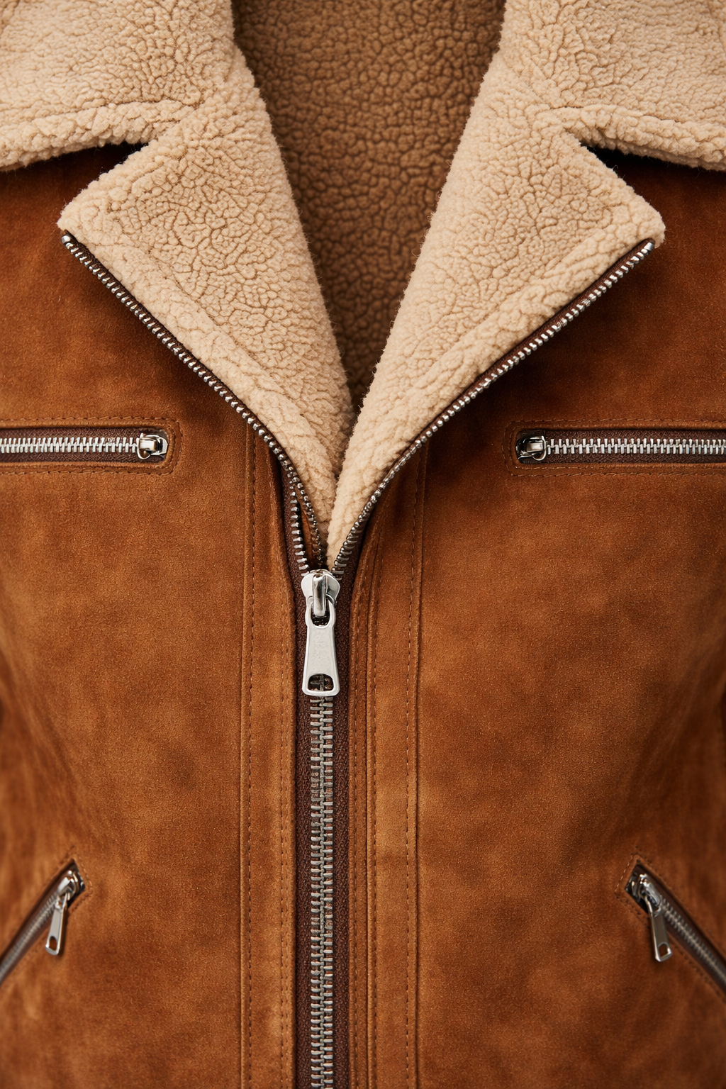 Men’s Structured Outer Jacket with Textured Shell