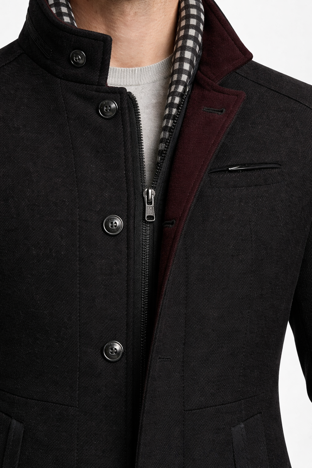 Westmount Stand Collar Coat