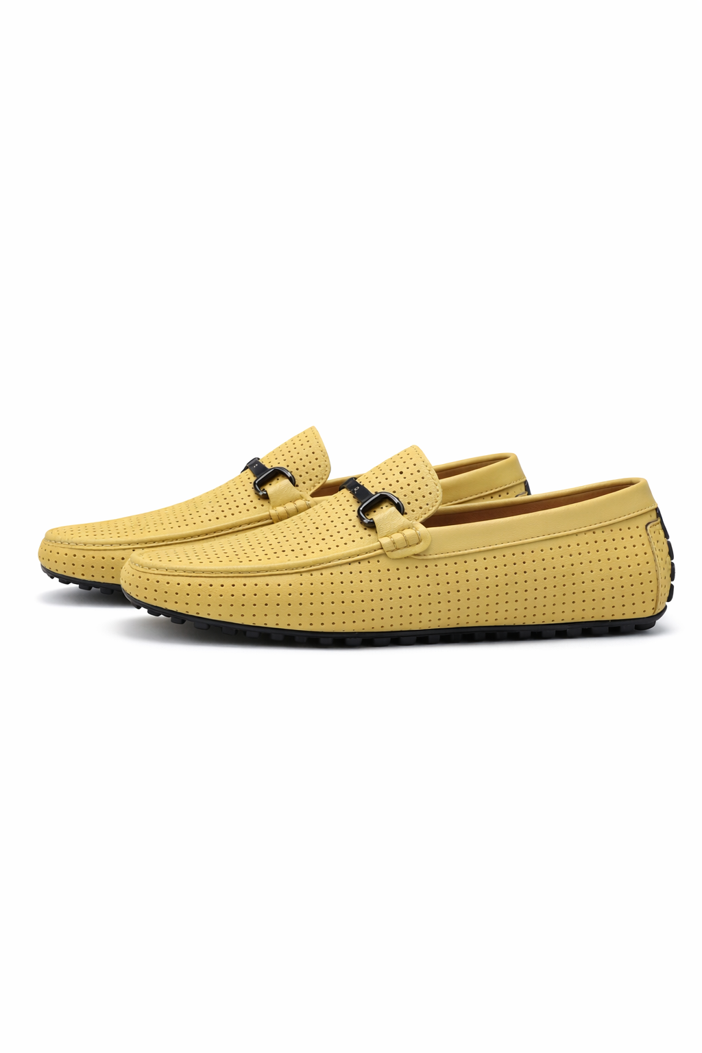Perforated Bit Detail Driving Loafers