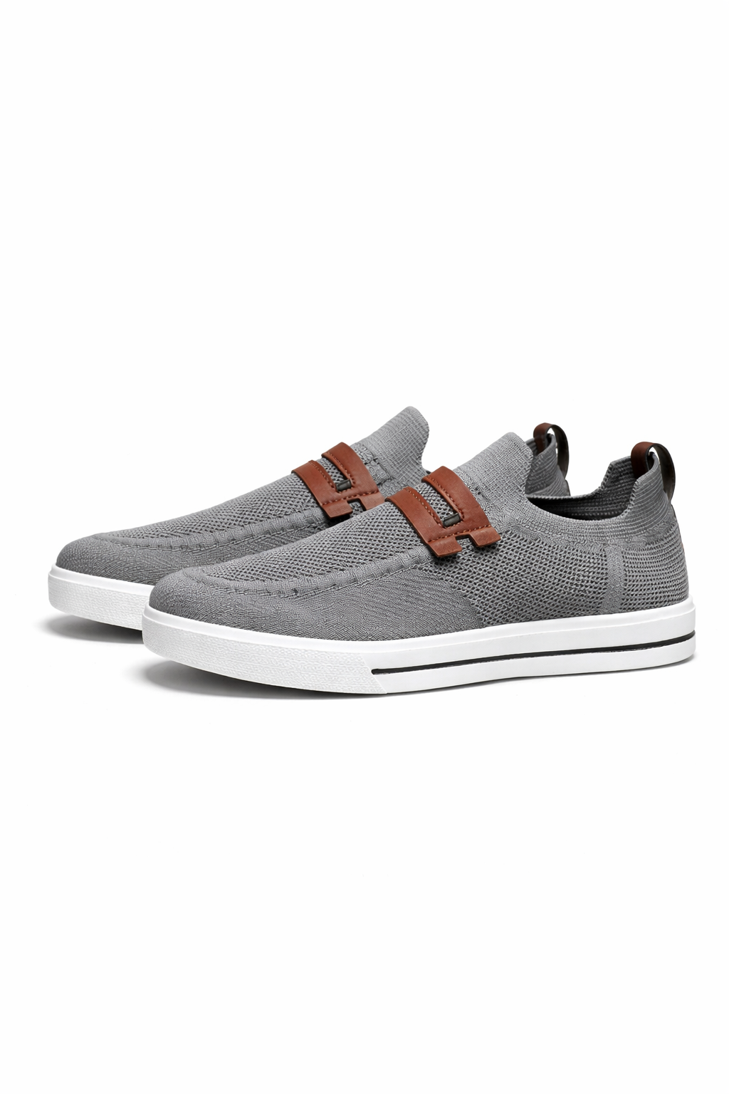KnitFlex Strap Slip-On Sneakers