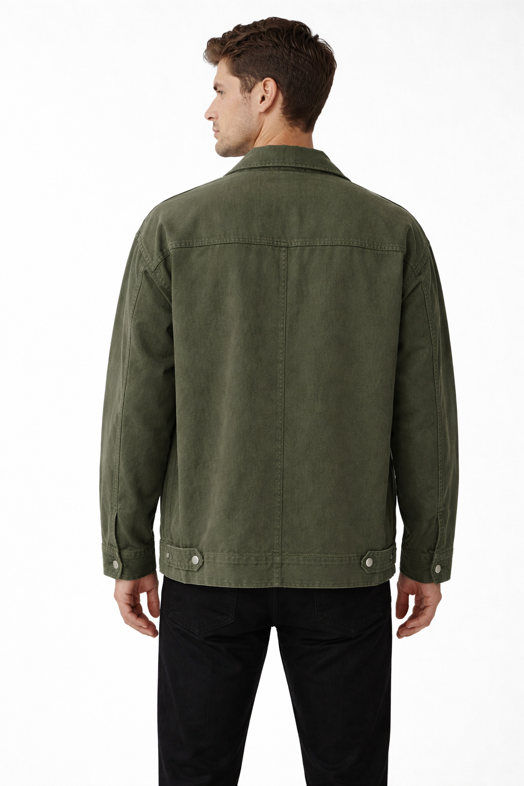 Layered Utility Chore Jacket