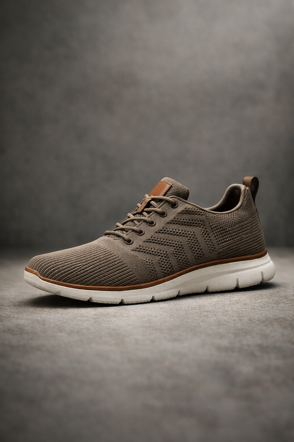 KnitFlow Lace-Up Everyday Sneakers