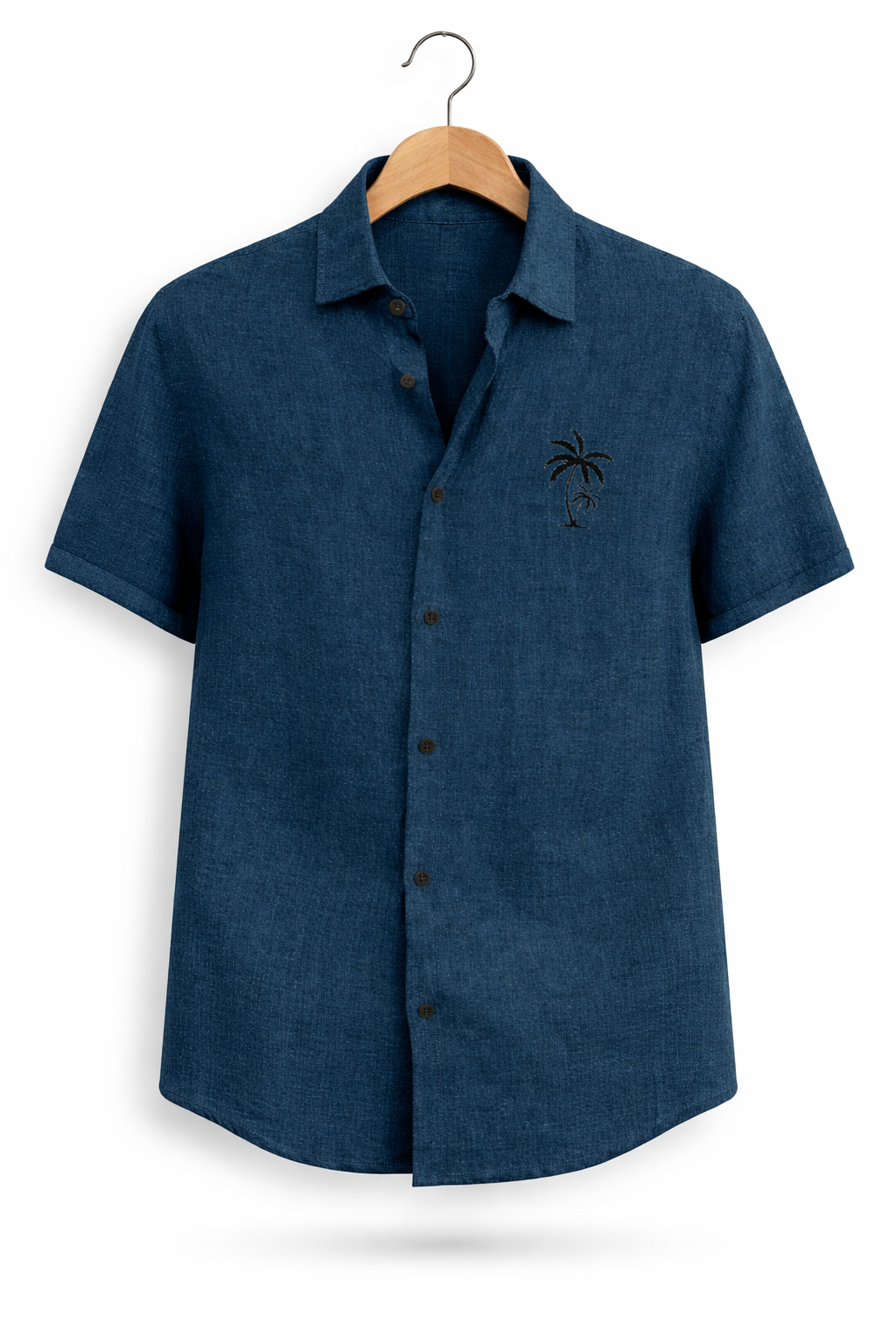 Palma Coastal Embroidered Woven Shirt