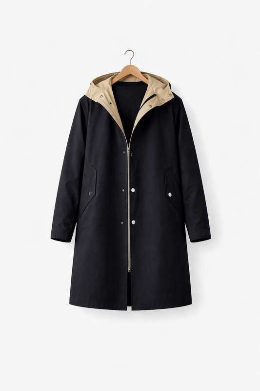 Lange hoodiejas
