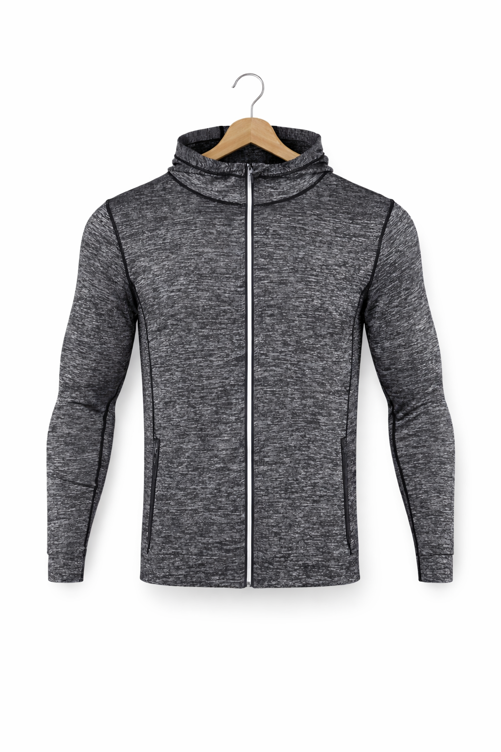 Zip Sport T Shirt Long Sleeve