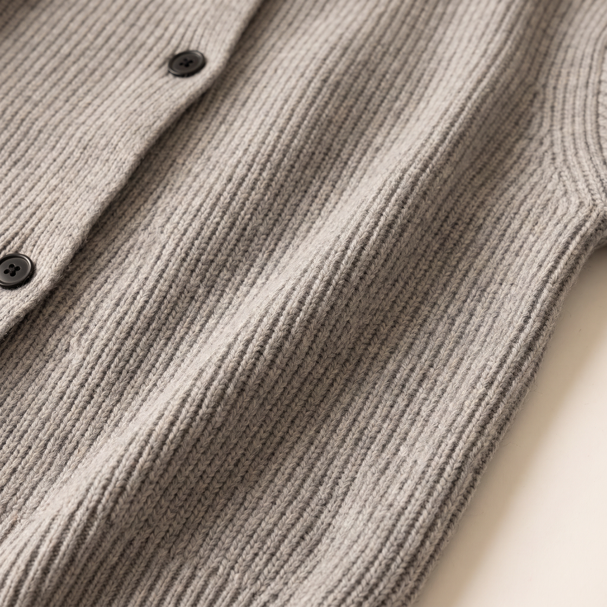 Miresta geribd vest met hoge kraag