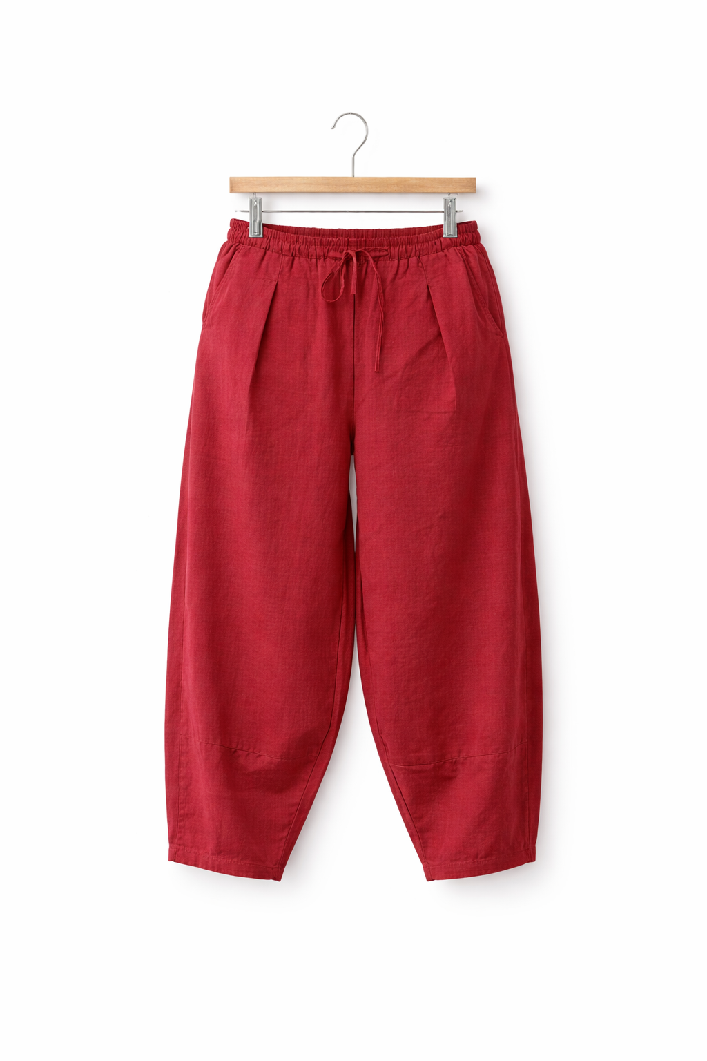 Men’s Home Lounge Pants with Drawstring Waist and Wide Leg