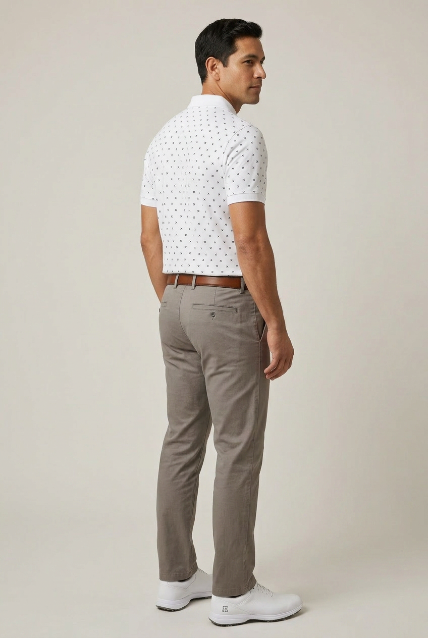 Birdie Print Golf Polo