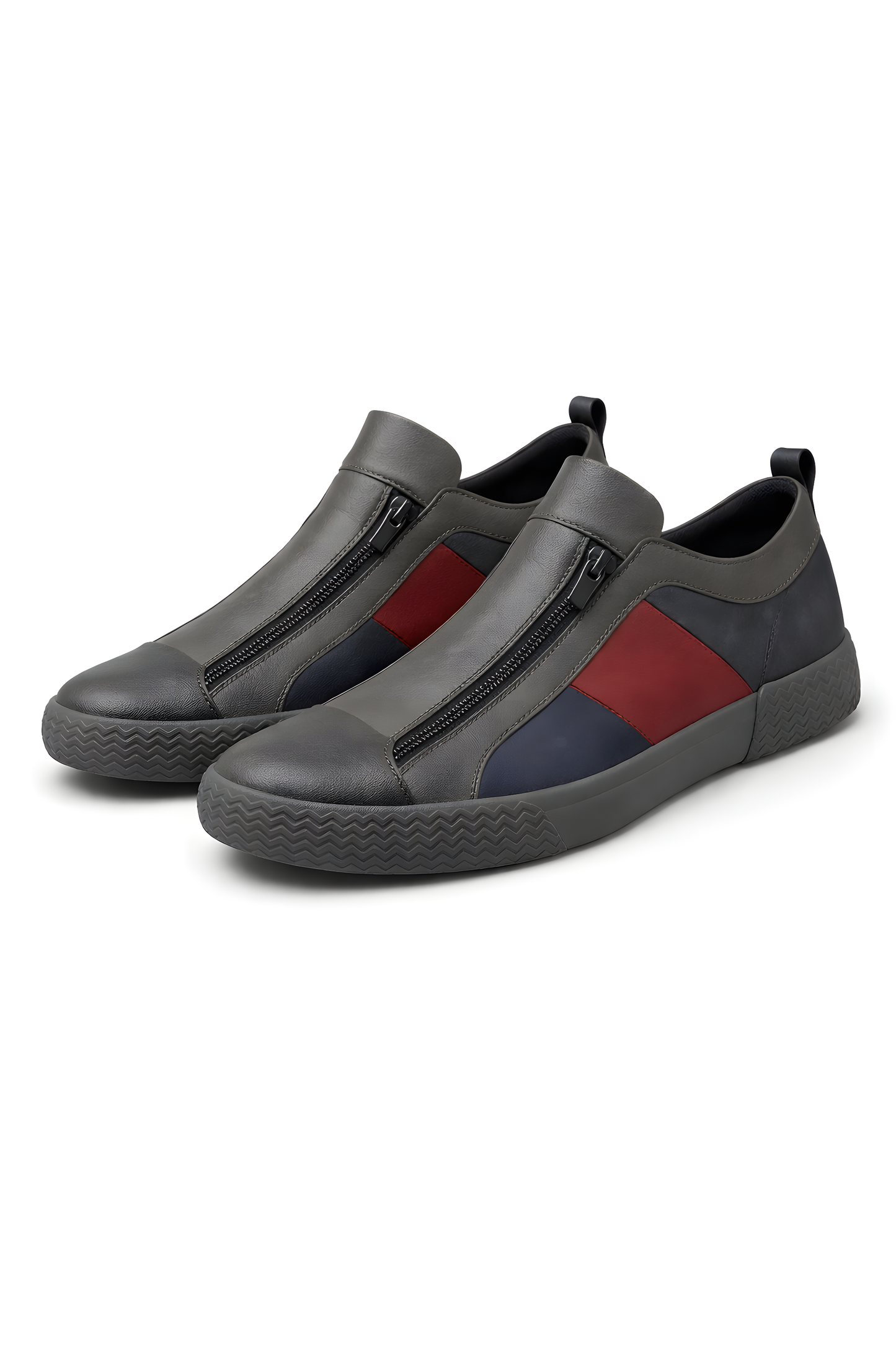 ZipFront Panel Slip-On Sneakers