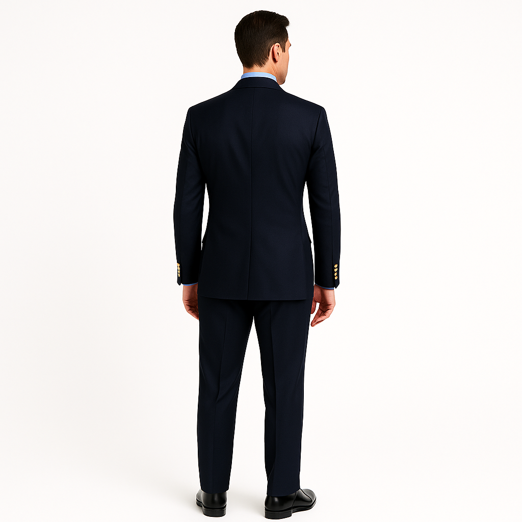 Men’s Navy Formal Suit With Jacket And Trousers