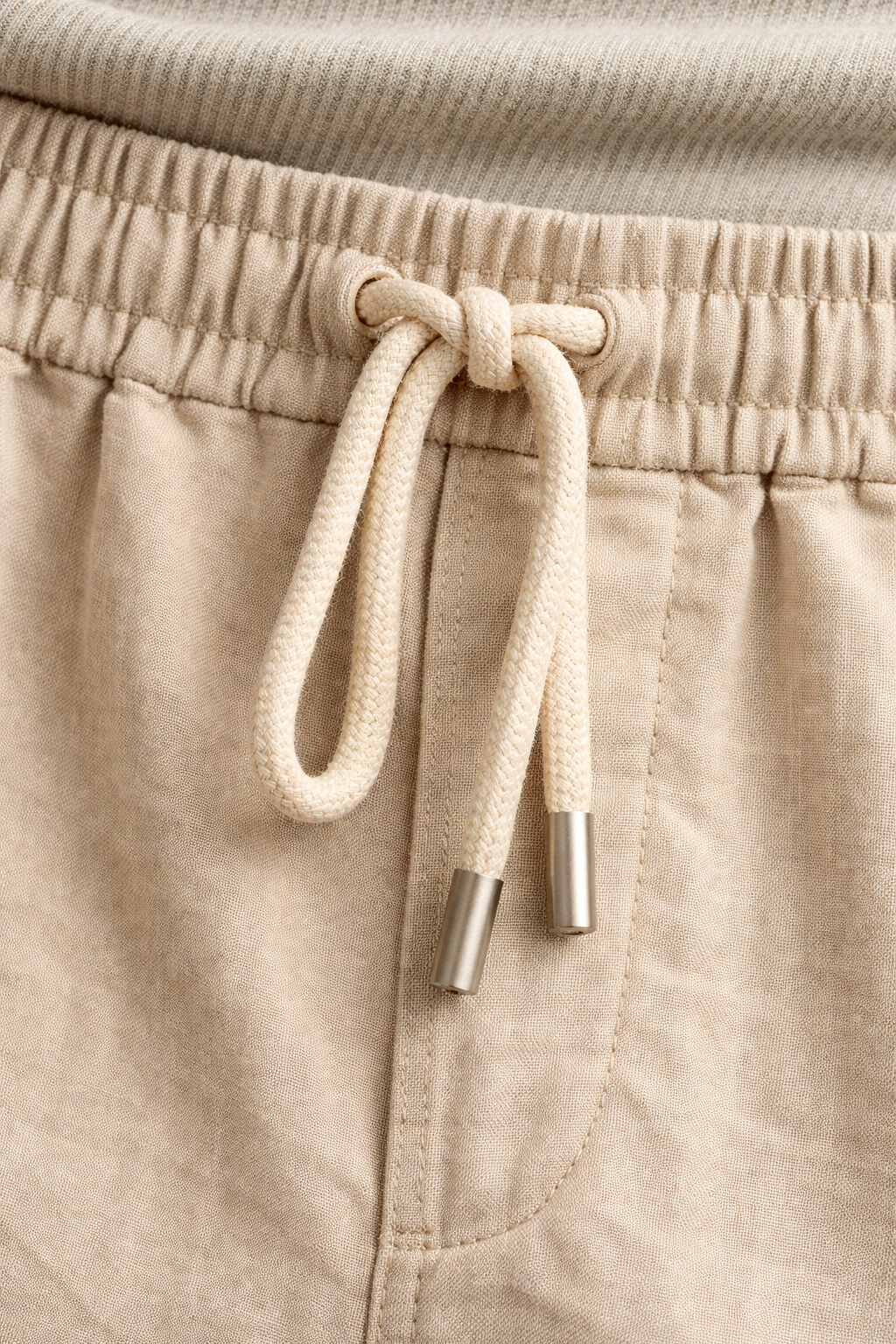 Men’s Home Lounge Pants with Drawstring Waist and Straight Leg