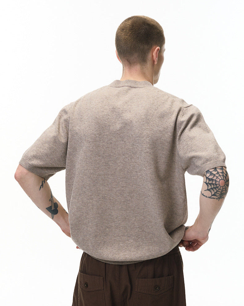 Short Sleeve Knit Top