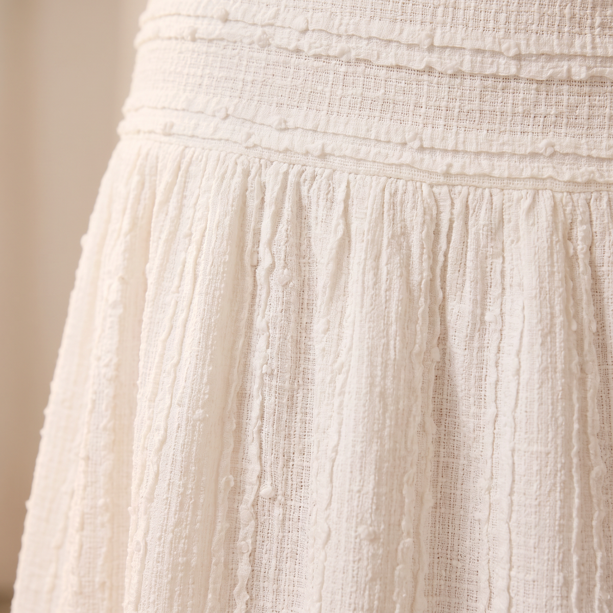Odelia maxi-rok met structuur