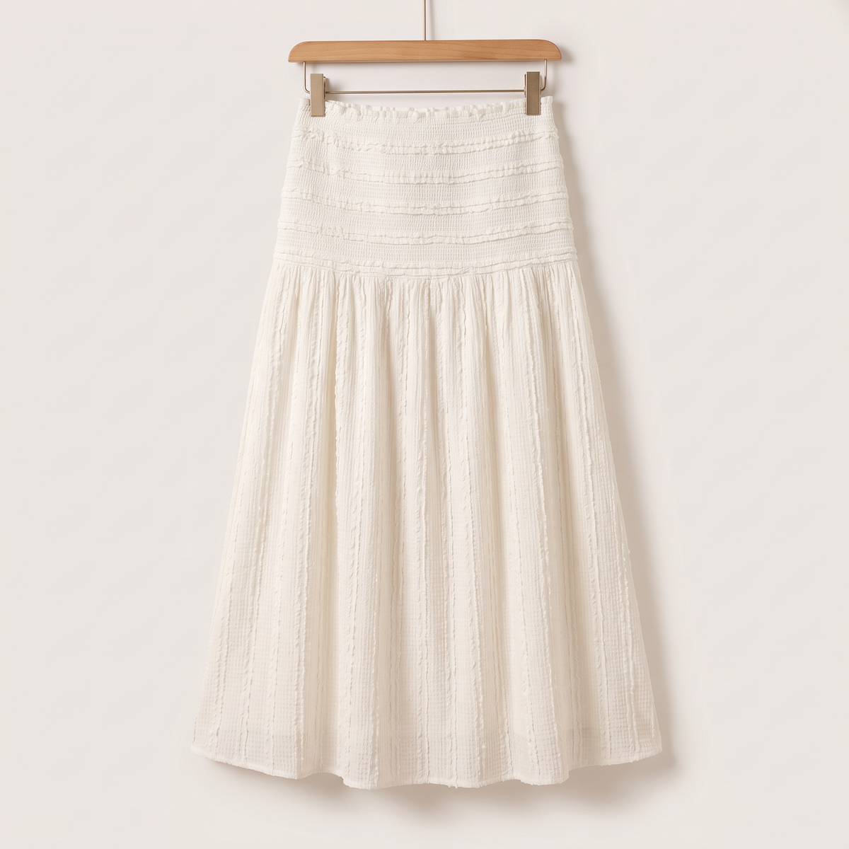 Odelia maxi-rok met structuur