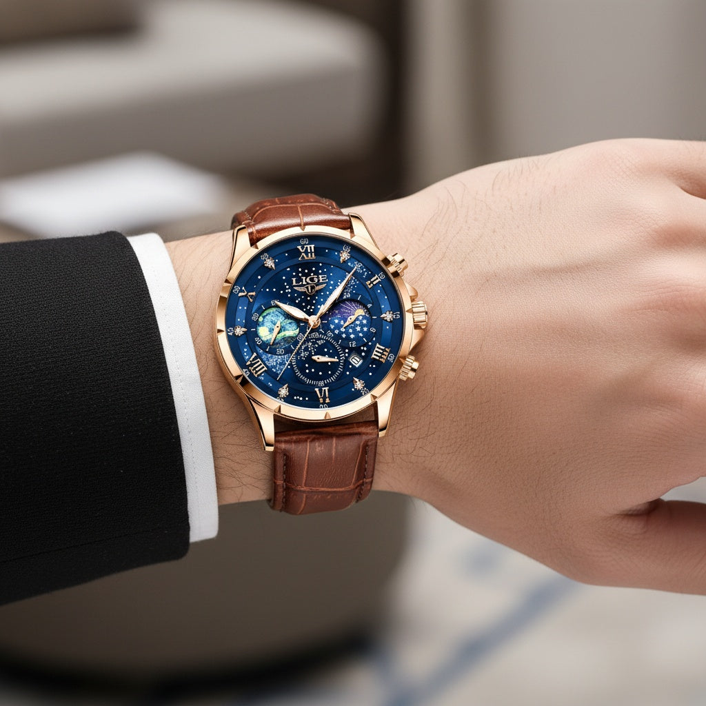 Men’s Astronomical Chronograph Watch