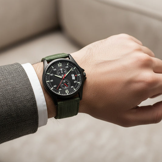 Men’s Tactical Multi-Dial Watch