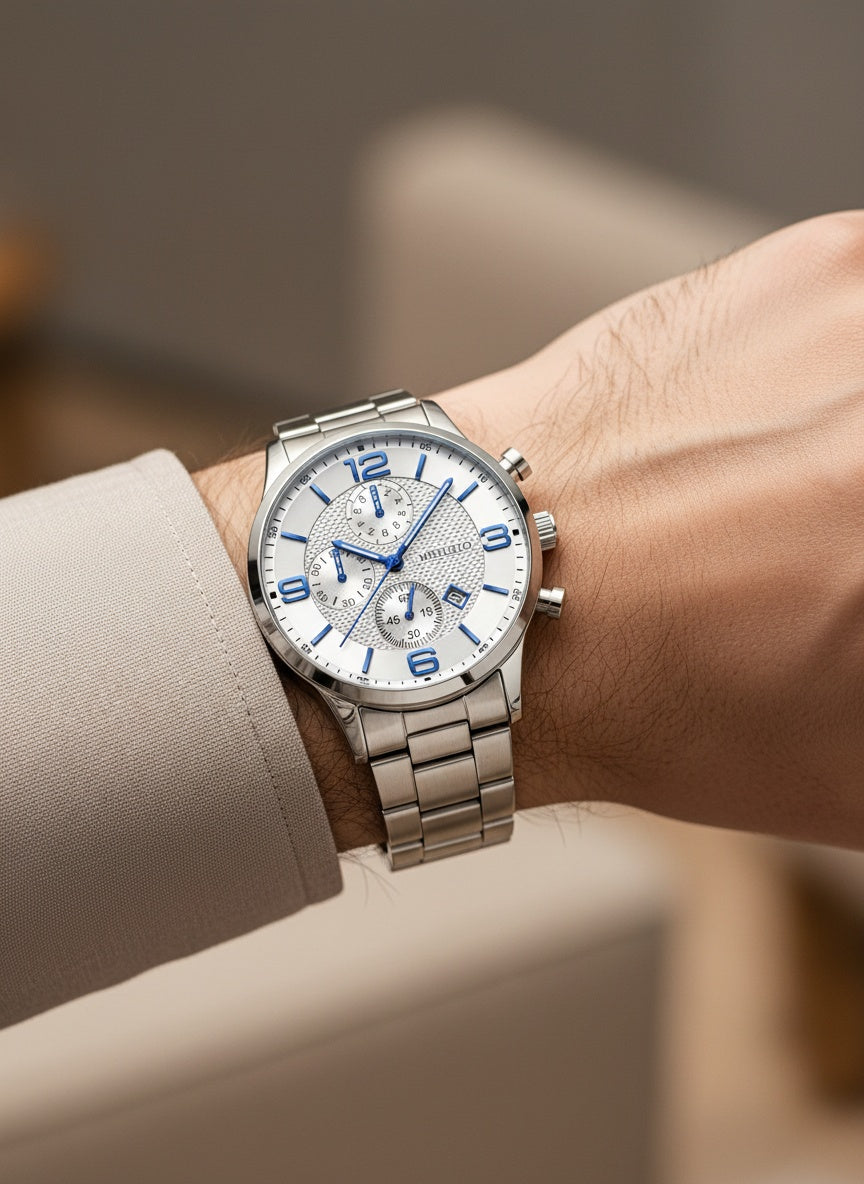 Men’s Steel Chronograph Watch