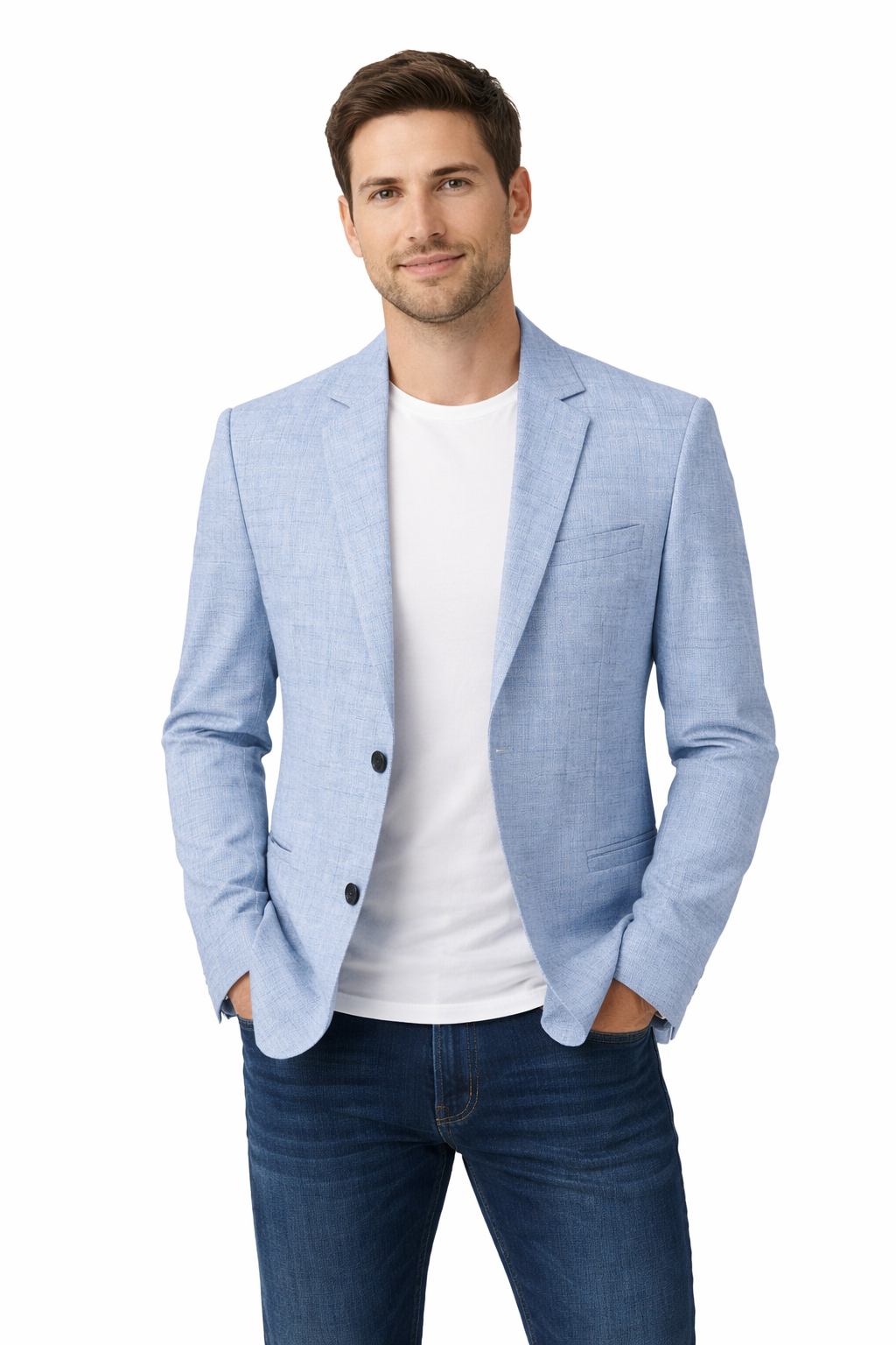 Men’s Woven Blazer Jacket