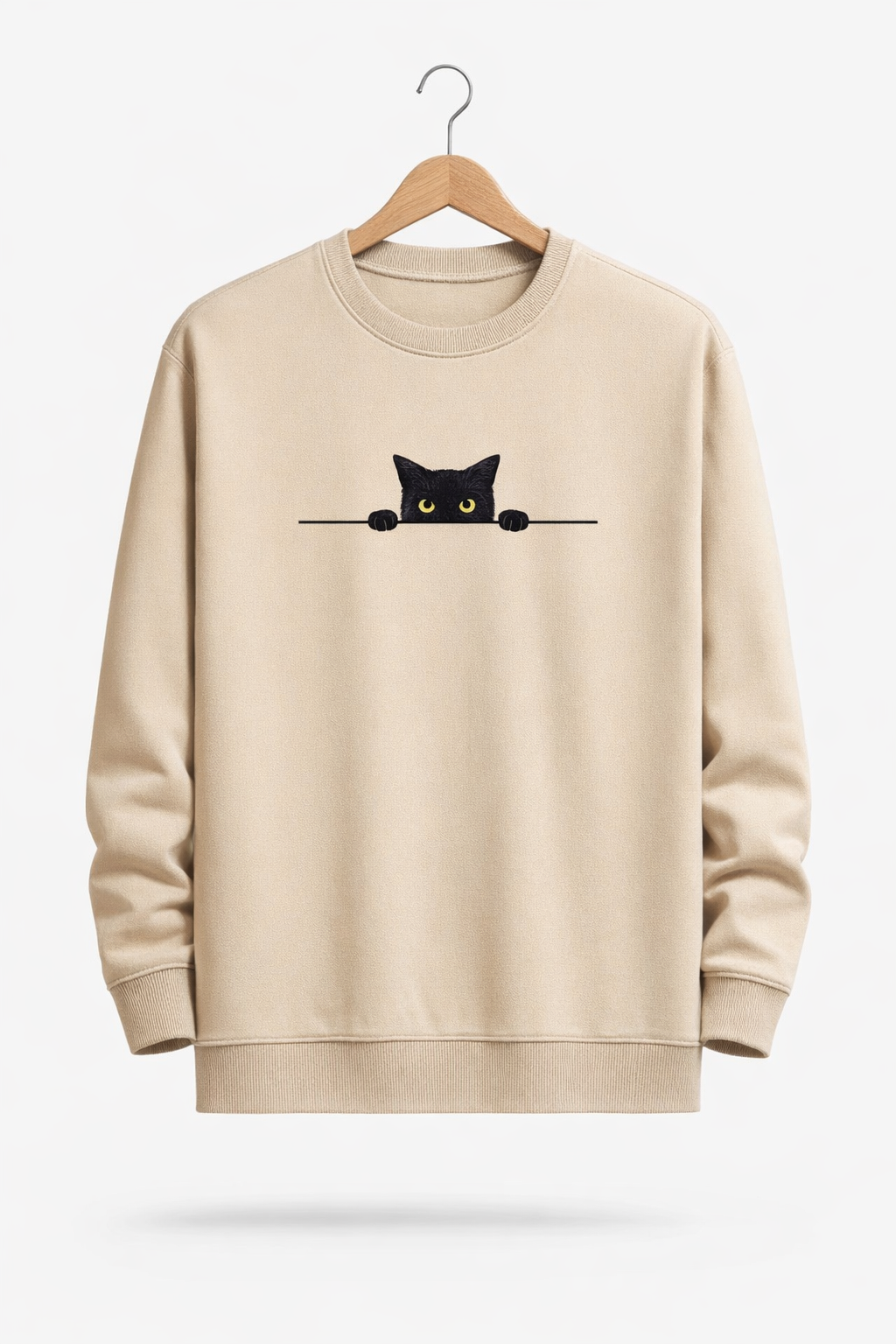 Midnight Cat Graphic Sweater