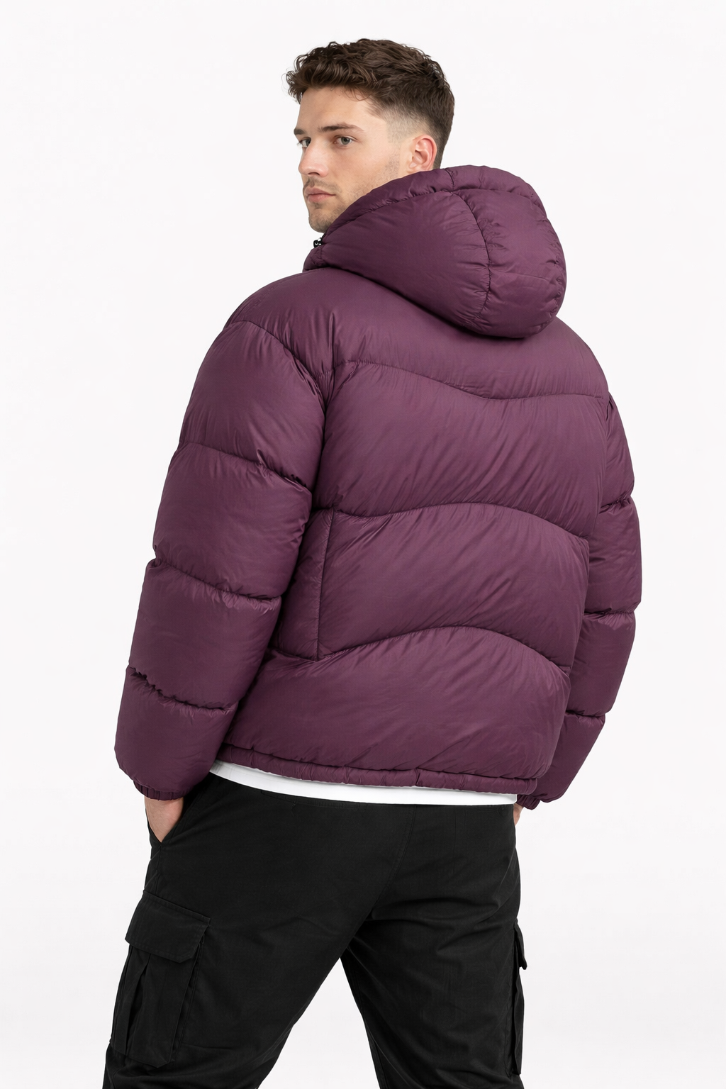 Men’s High Collar Puffer Jacket