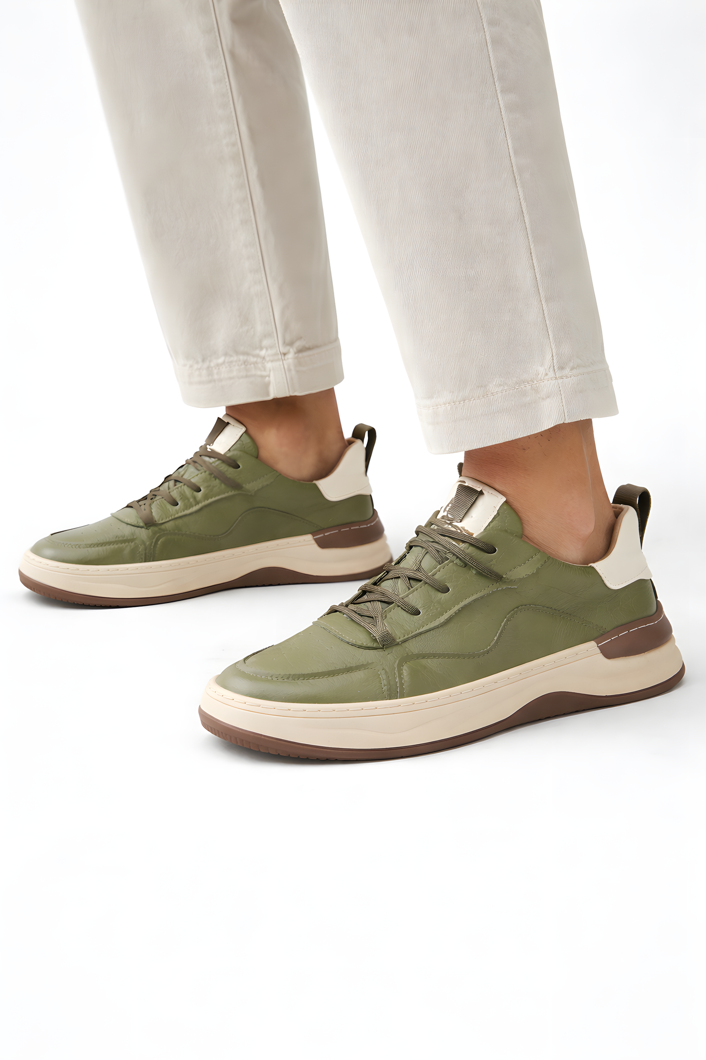 Heritage Lace-Up Sneakers