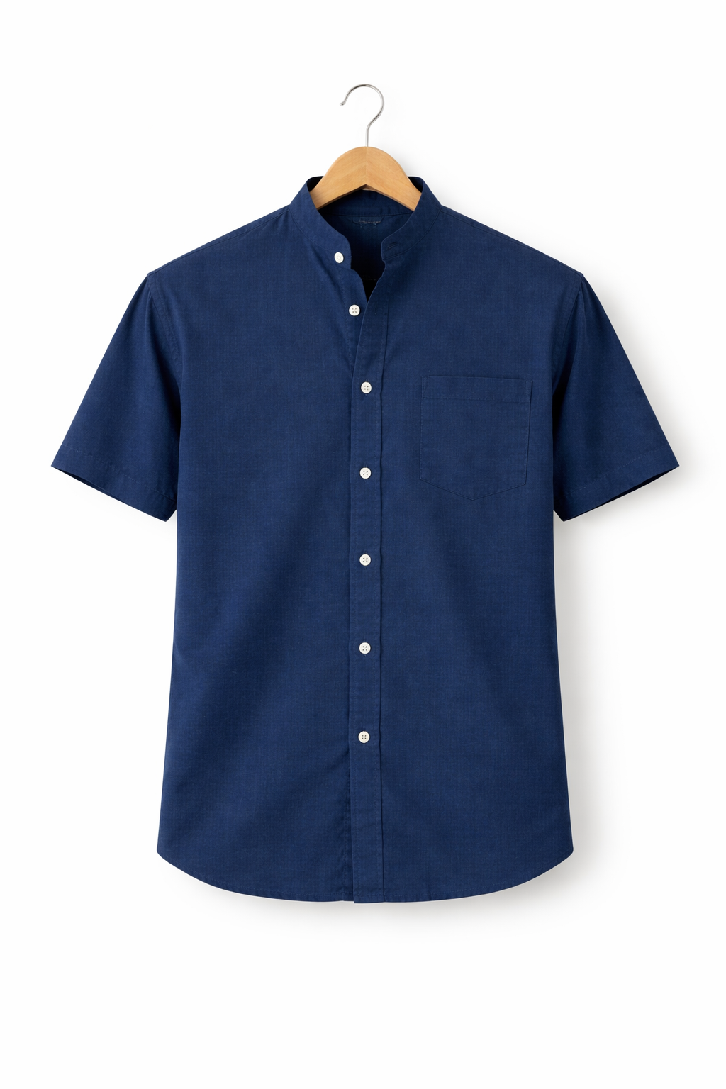 Men’s Cotton Home Short Sleeve Button Shirt