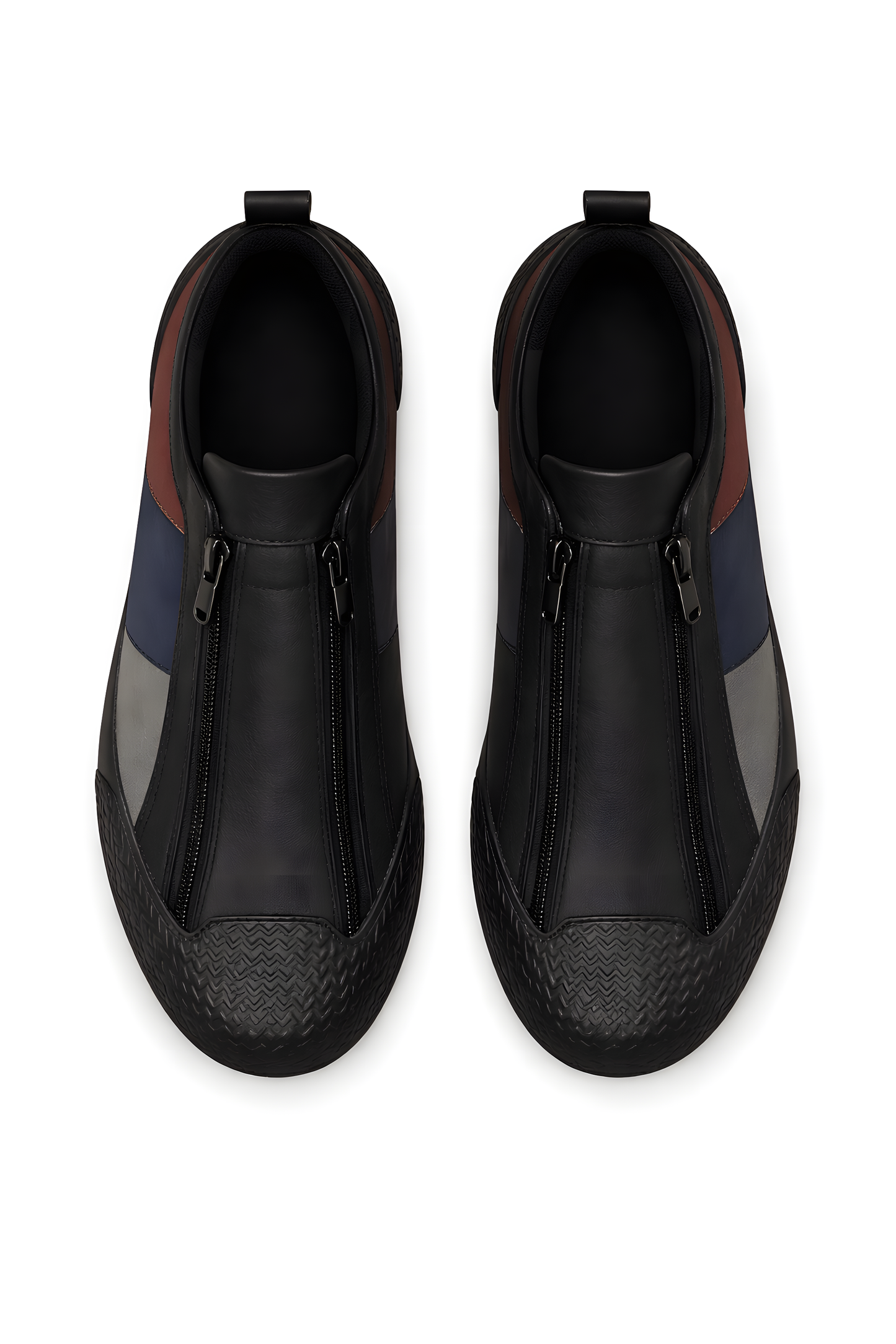 ZipFront Panel Slip-On Sneakers