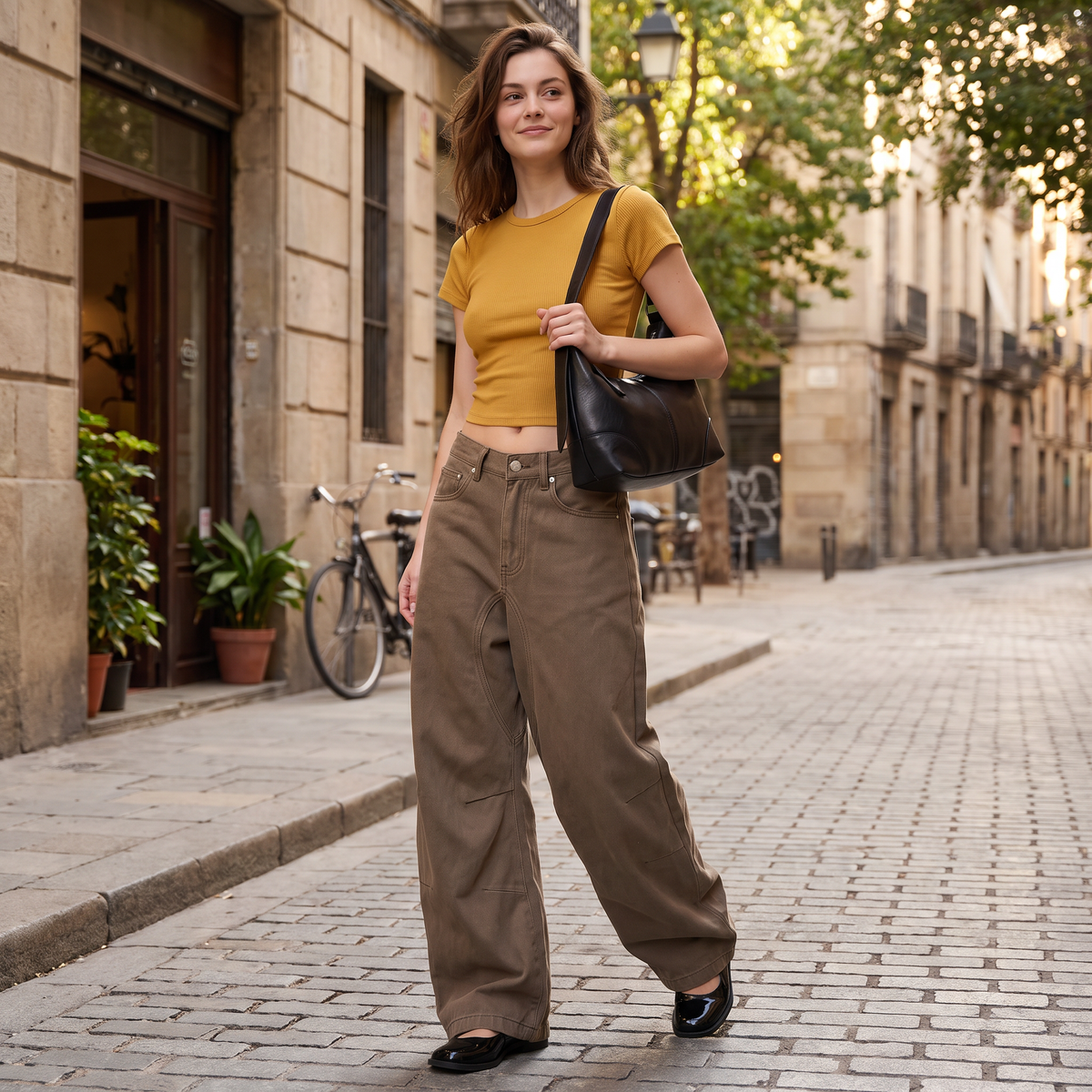 Rivessa jeans met ballonpijpen