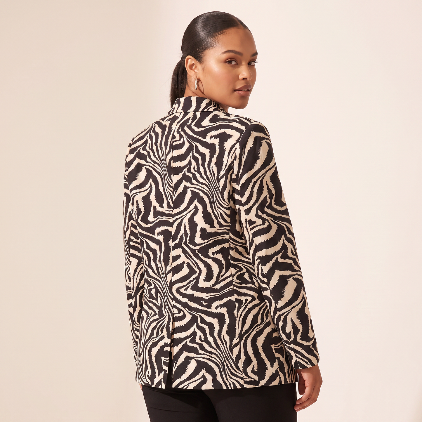 Ottilie Blazer met Zebraprint