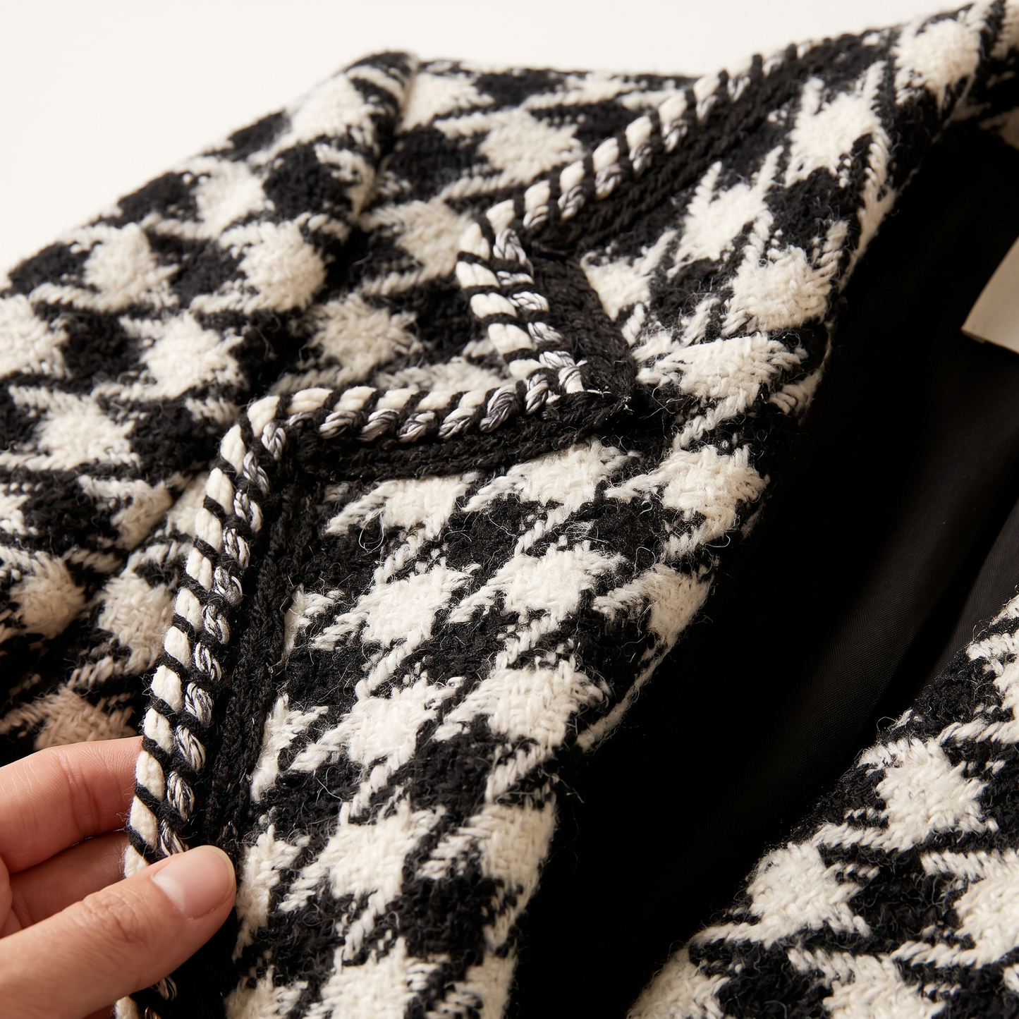 Vivienne Tweed Blazer met Pied-de-poule