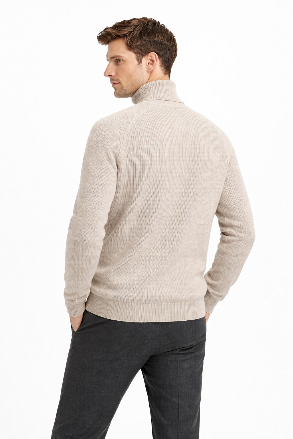 The Montreux Ribbed Turtleneck