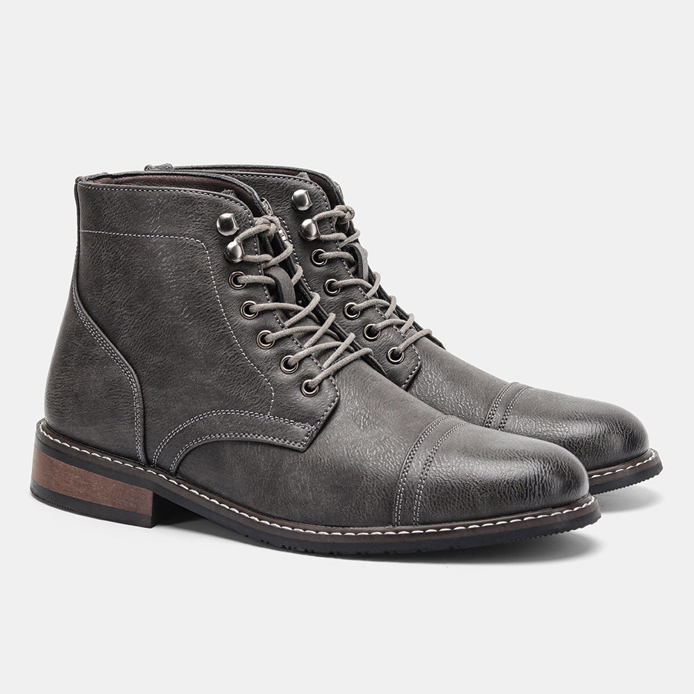 Ironforge Lace-Up Ankle Boots