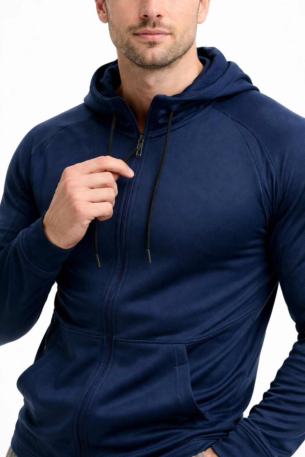 Men’s Textured Zip Training Hoodie