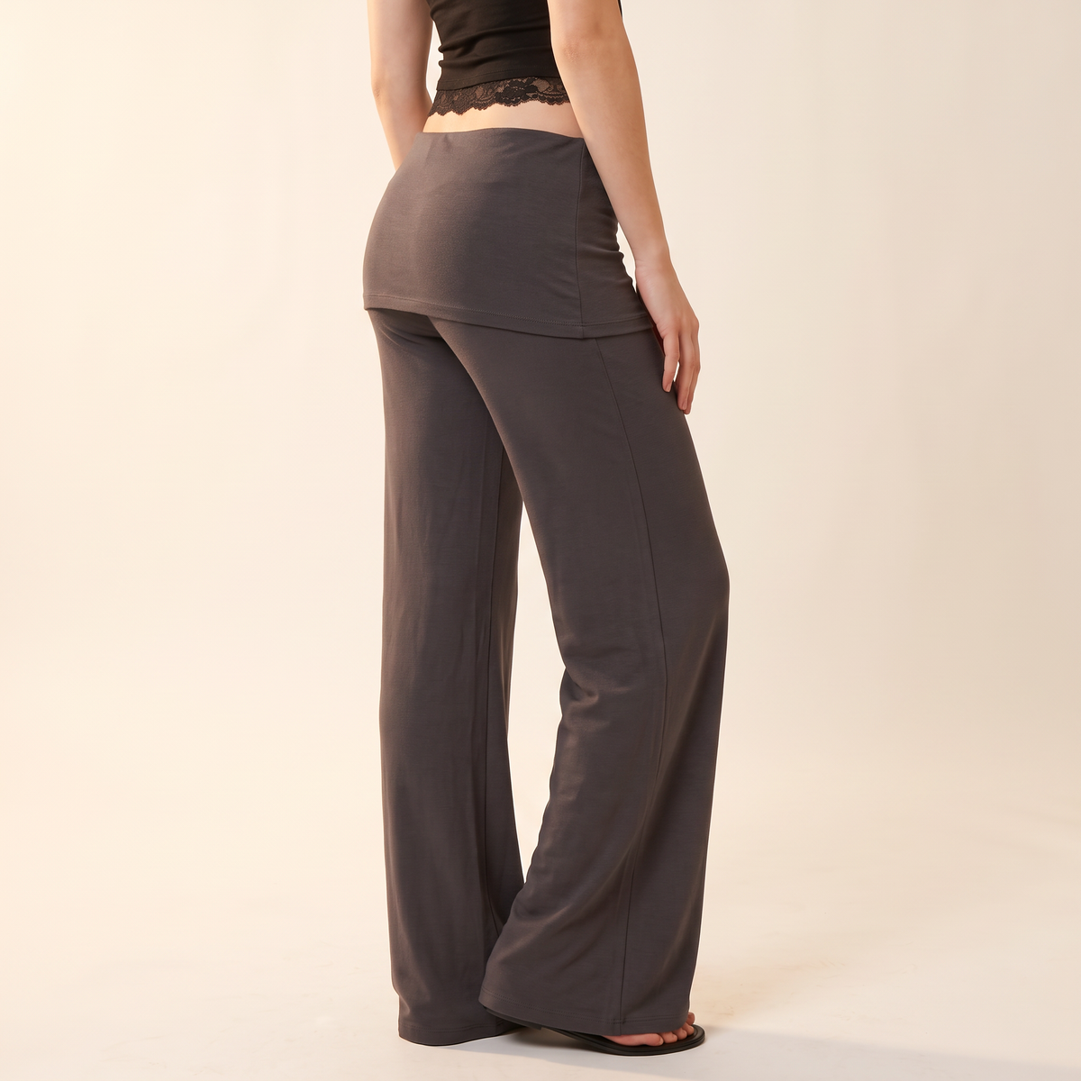 Soravie wijde broek met rokdetail