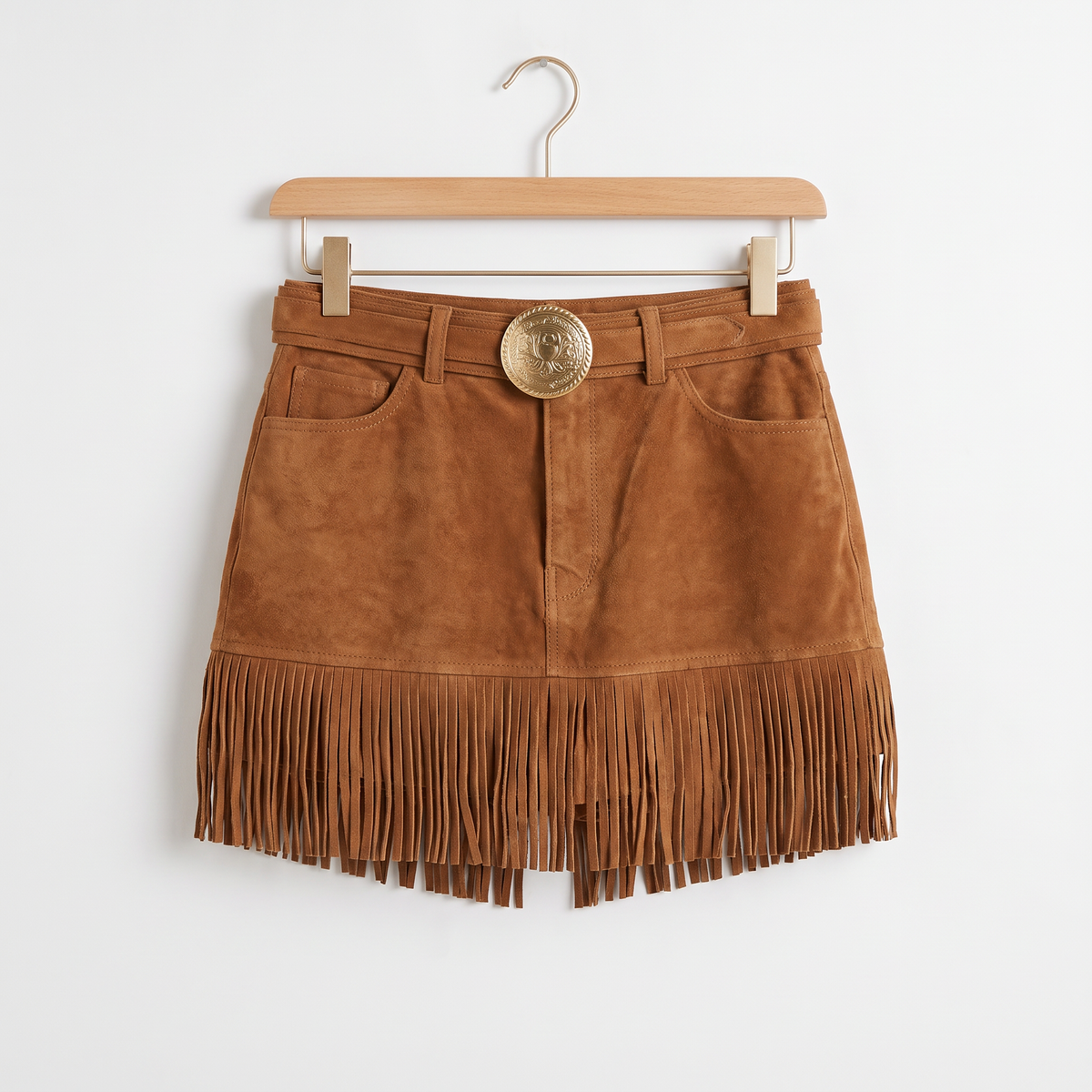 Sorina skort met franjes