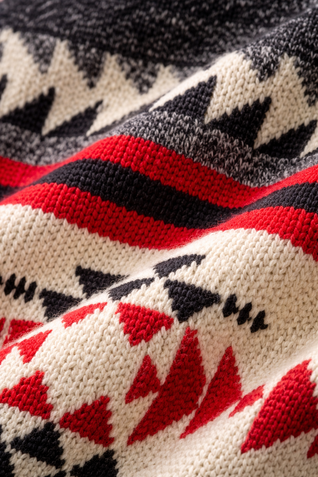 Men’s Heritage Pattern Zip Cardigan