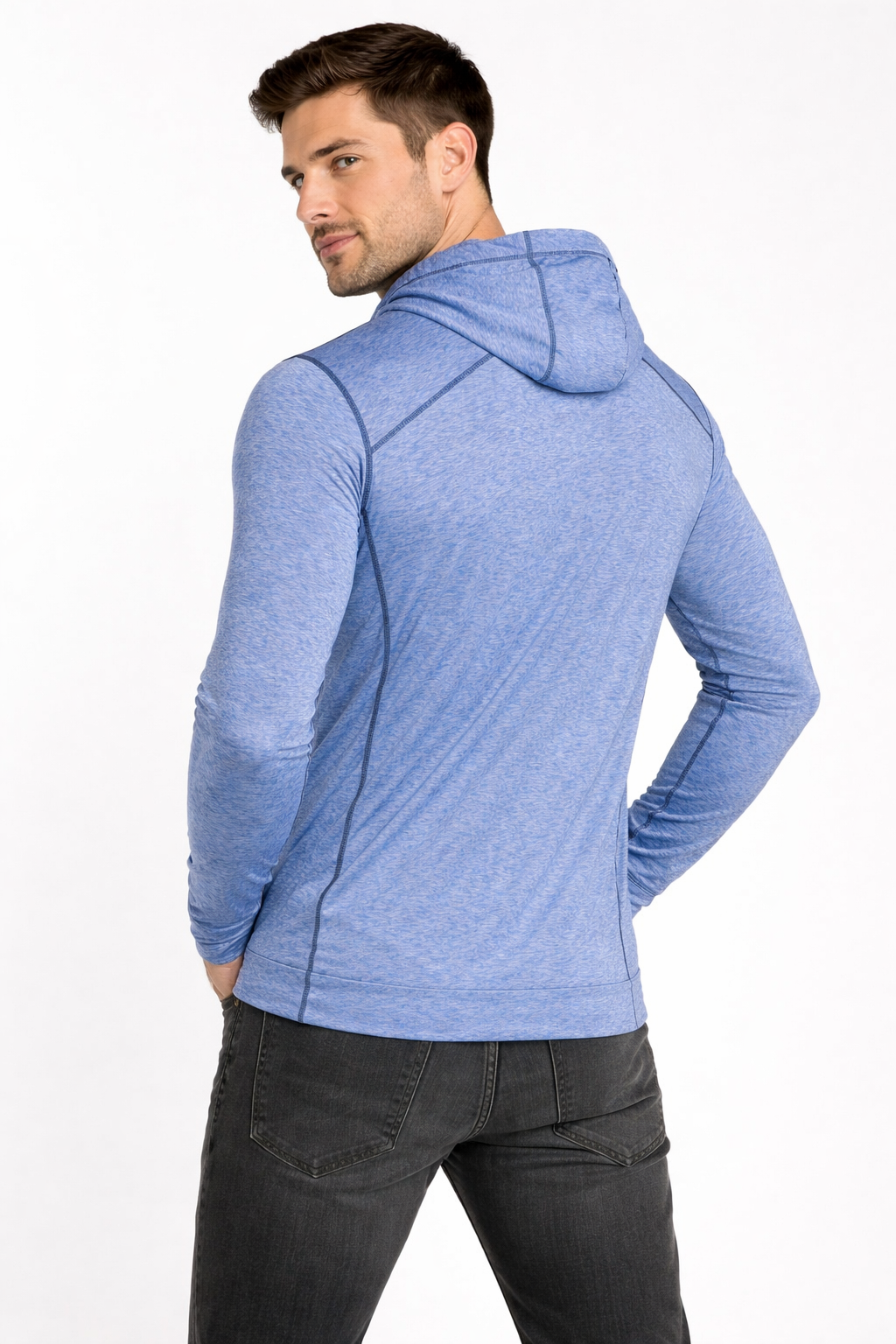Zip Sport T Shirt Long Sleeve
